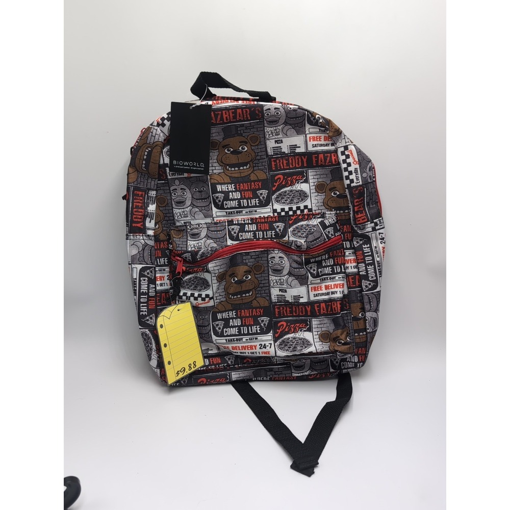 Five Nights At Frddies Fnaf Backpack Kid‎ Bag NWT School Bag Bioworld 2018